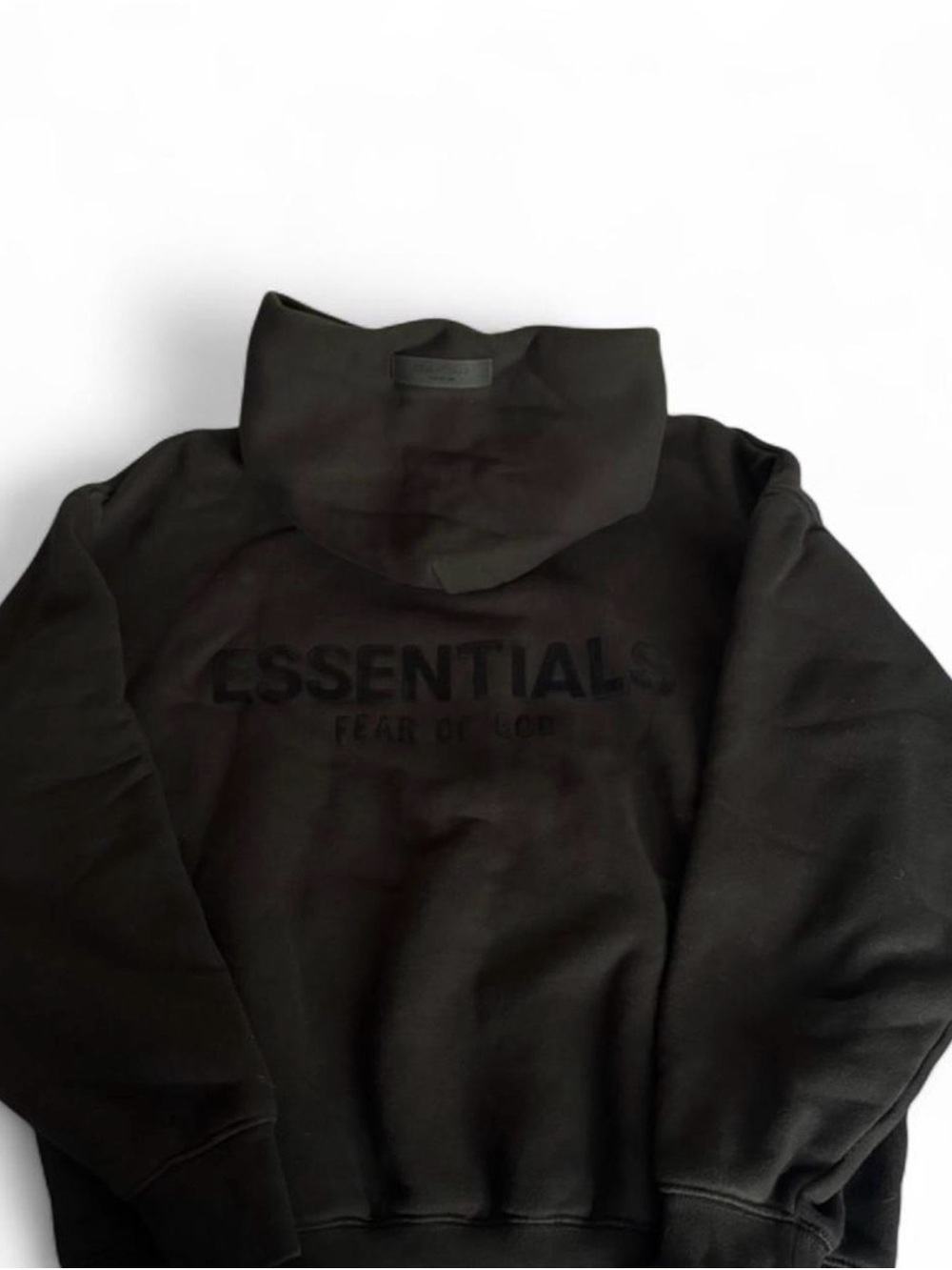 Fear of God ESSENTIALS Black Hoodie